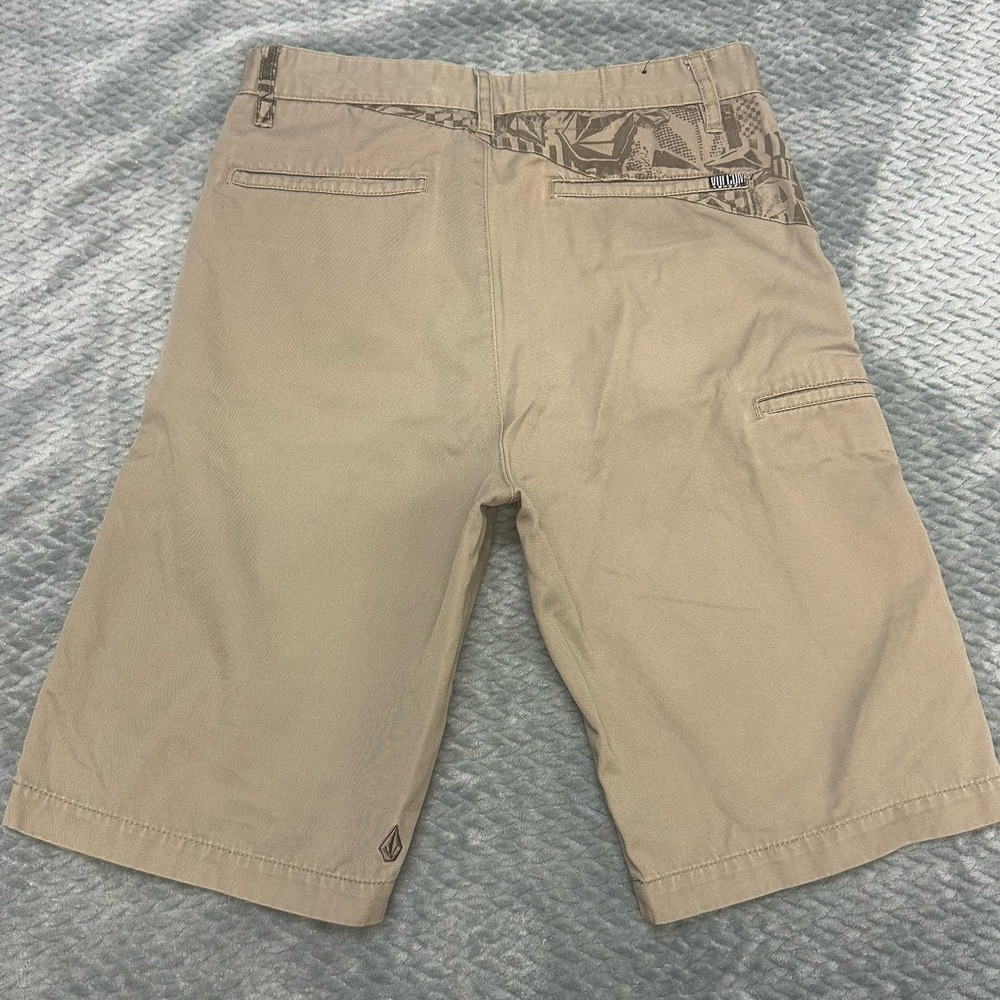 VIntage Volcom Shorts Men Size‎ 30 Chino Flat Front Skater Y2K Grunge Surf - Picture 2 of 10